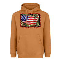 Meerkat distressed american flag Heavyweight Hoodie - BarkalooDesign