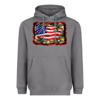 Storm distressed american flag Heavyweight Hoodie - BarkalooDesign