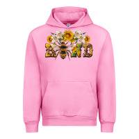 Fuchsia Pink bee kind Urban Hoodie - Artiststas
