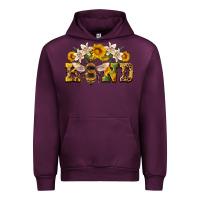 Mauve Wine bee kind Urban Hoodie - Artiststas
