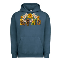 Pigment Midnight Navy bee kind Urban Hoodie - Artiststas