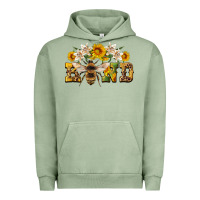 Pigment Oil Green bee kind Urban Hoodie - Artiststas