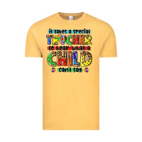 Vintage Mustard it takes a special teacher to hear what a child cant say tbw Vintage Tee - texasbilliewilder