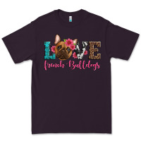 Plum love french bulldogs Premium Tee - Artiststas