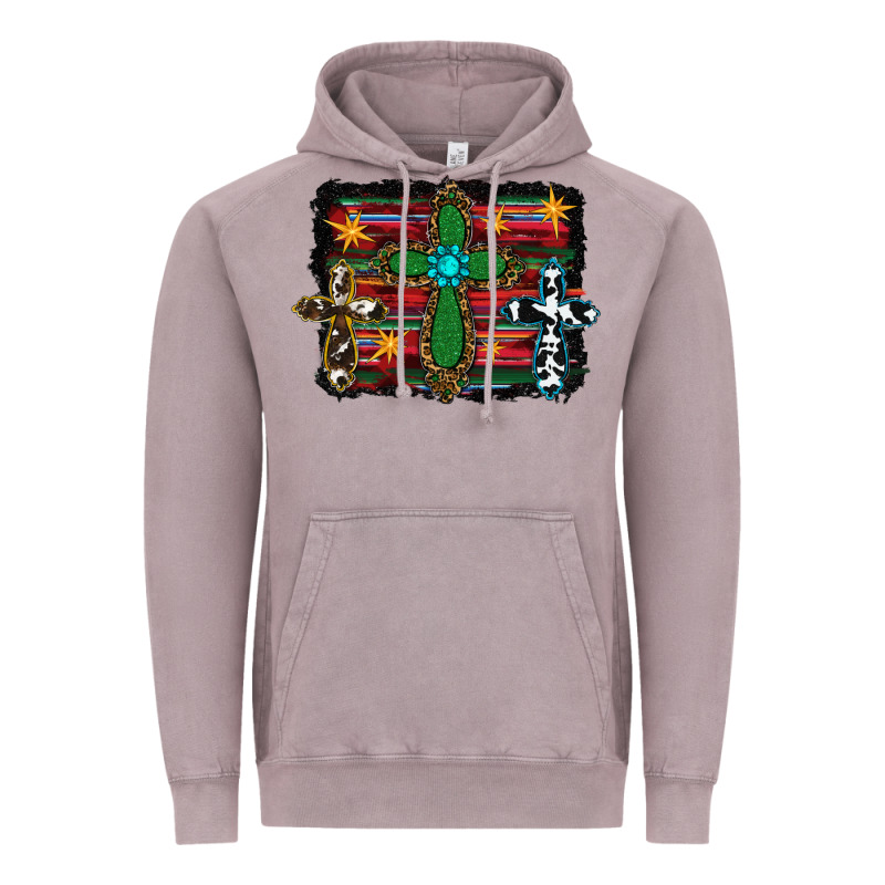 Western Cross Vintage Hoodie by RanaPortraitStore | Teevron