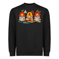 Black firefighter gnomes Heavyweight Sweatshirt - Zillion Design Studio