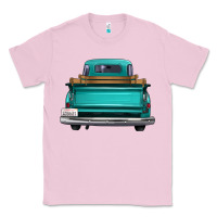 Bubblegum Pink western truck back view 2 Classic Tee - FaDigitalArtStudio