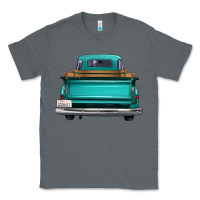 Charcoal Heather western truck back view 2 Classic Tee - FaDigitalArtStudio
