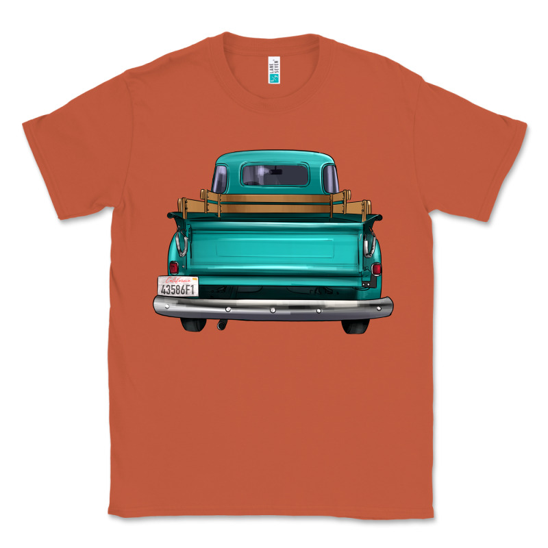 Western Truck Back View 2 Classic Tee by FaDigitalArtStudio | Teevron