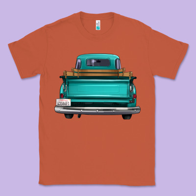Western Truck Back View 2 Classic Tee Designed By Fadigitalartstudio