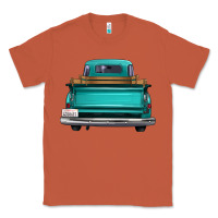 Copper western truck back view 2 Classic Tee - FaDigitalArtStudio