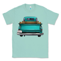 Seafoam western truck back view 2 Classic Tee - FaDigitalArtStudio