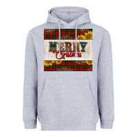 Heather Grey merry Christmas sunflowers Heavyweight Hoodie - Jasminsmagicworld
