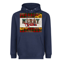 Navy merry Christmas sunflowers Heavyweight Hoodie - Jasminsmagicworld