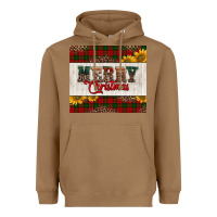 Merry Christmas Sunflowers Heavyweight Hoodie | Teevron