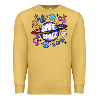 Antique Gold safe space Premium Sweatshirt - MaliasSmallBusiness