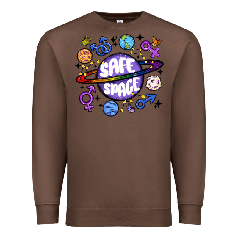 Safe Space Premium Sweatshirt by MaliasSmallBusiness | Teevron