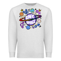 Oatmeal Heather safe space Premium Sweatshirt - MaliasSmallBusiness