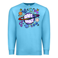 Ocean Blue safe space Premium Sweatshirt - MaliasSmallBusiness