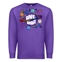 Purple safe space Premium Sweatshirt - MaliasSmallBusiness