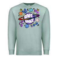 Seafoam safe space Premium Sweatshirt - MaliasSmallBusiness