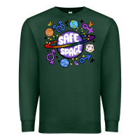 Sports Green safe space Premium Sweatshirt - MaliasSmallBusiness