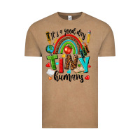 Vintage Coffee it s a good day tiny humans Vintage Tee - texasbilliewilder