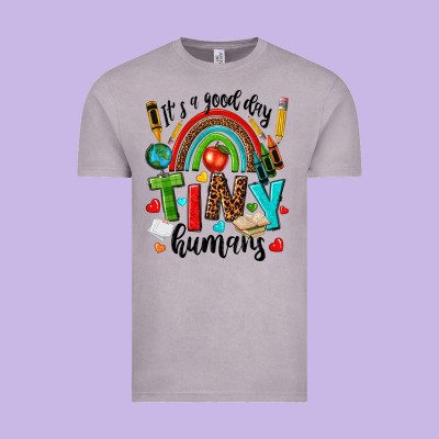 It S A Good Day Tiny Humans Vintage Tee Designed By Texasbilliewilder