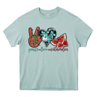 Arona peace love watermelon Heavy Core Tee - SublimationCraftShop