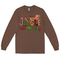 Chestnut jingle all the way Long Sleeve Tee - FaDigitalArtStudio