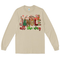 Mushroom jingle all the way Long Sleeve Tee - FaDigitalArtStudio