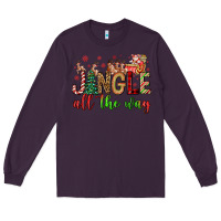 Plum jingle all the way Long Sleeve Tee - FaDigitalArtStudio