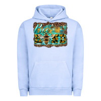 Pigment Grape Ice bee kind with sunflower and leopard background Urban Hoodie - Artiststas