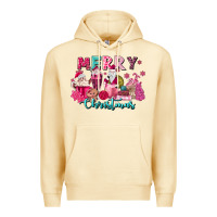 Pina Colada pink christmas coffee cups Premium Hoodie - MaliasSmallBusiness