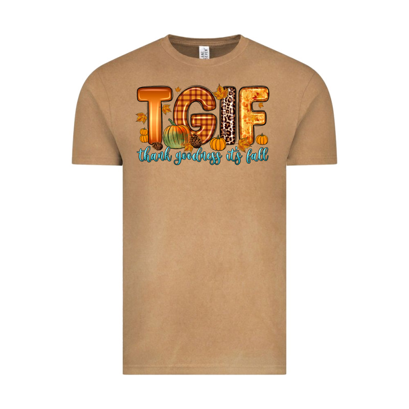 Tgif Thank Goodness It S Fall Vintage Tee by Zillion Design Studio | Teevron