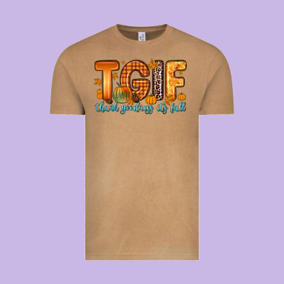 Tgif Thank Goodness It S Fall Vintage Tee Designed By Zillion Design Studio
