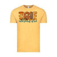 Vintage Mustard tgif thank goodness it s fall Vintage Tee - Zillion Design Studio