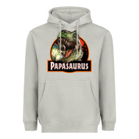 Moon Dust Western Papasaurus Papa Dinosaur Heavyweight Hoodie - LillyAllenDesigns