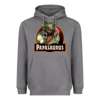 Storm Western Papasaurus Papa Dinosaur Heavyweight Hoodie - LillyAllenDesigns