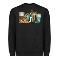 Black german shepherd dog coffee cups Heavyweight Sweatshirt - texasbilliewilder
