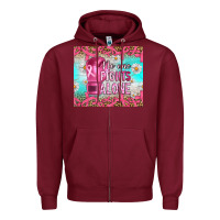 Burgundy Breast cancer  no one fıghts alone tumbler Zipper Hoodie - Artiststas