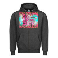 Charcoal Heather Breast cancer  no one fıghts alone tumbler Zipper Hoodie - Artiststas