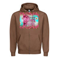 Chestnut Breast cancer  no one fıghts alone tumbler Zipper Hoodie - Artiststas