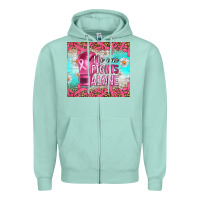 Seafoam Breast cancer  no one fıghts alone tumbler Zipper Hoodie - Artiststas
