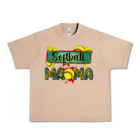 Burro softball mama with leopard Urban Heavy Tee - Zillion Design Studio