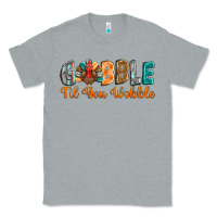 Heather Grey gobble till you wobble Classic Tee - BarkalooDesign