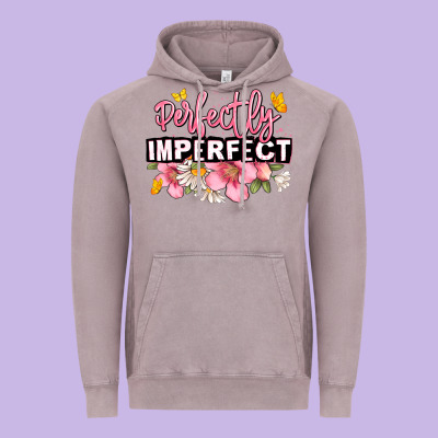 Perfectly Imperfect Vintage Hoodie Designed By Jahusdesignshop