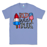 Colony Blue red white blue Classic Tee - CowhideDigitalArt