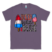 Lavender red white blue Classic Tee - CowhideDigitalArt
