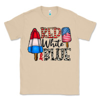 Mushroom red white blue Classic Tee - CowhideDigitalArt
